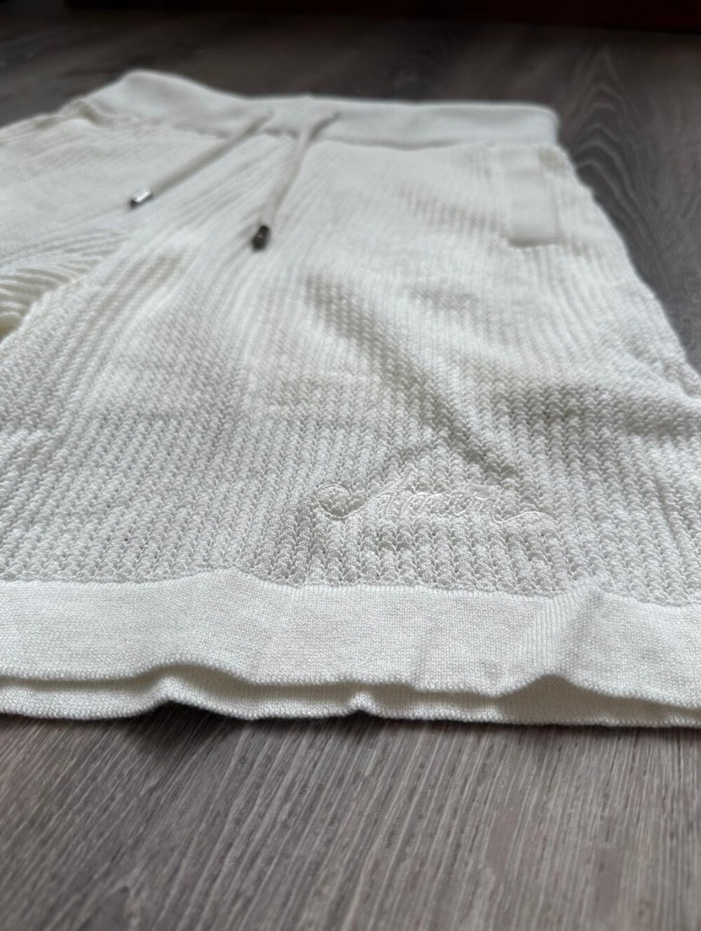 AMIRI Men's White Cotton Knit T-Shirt & Shorts Set- Size L - Picture 9 of 12